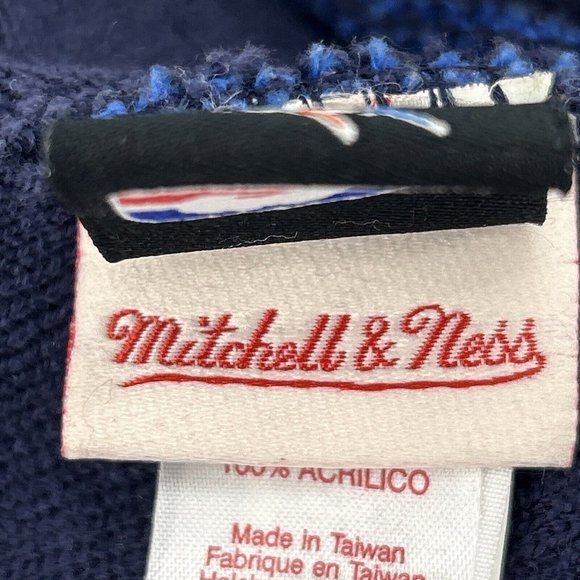 Mitchell & Ness Oklahoma City Thunder NBA Knit Beanie‎ Cuffed Pom Stocking Cap - Picture 6 of 7